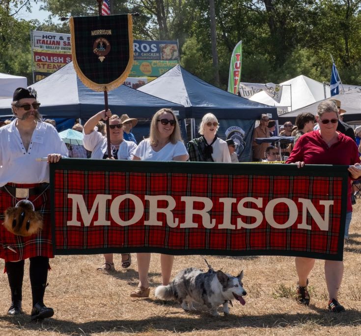 Clan Morrison in the 2023 parade