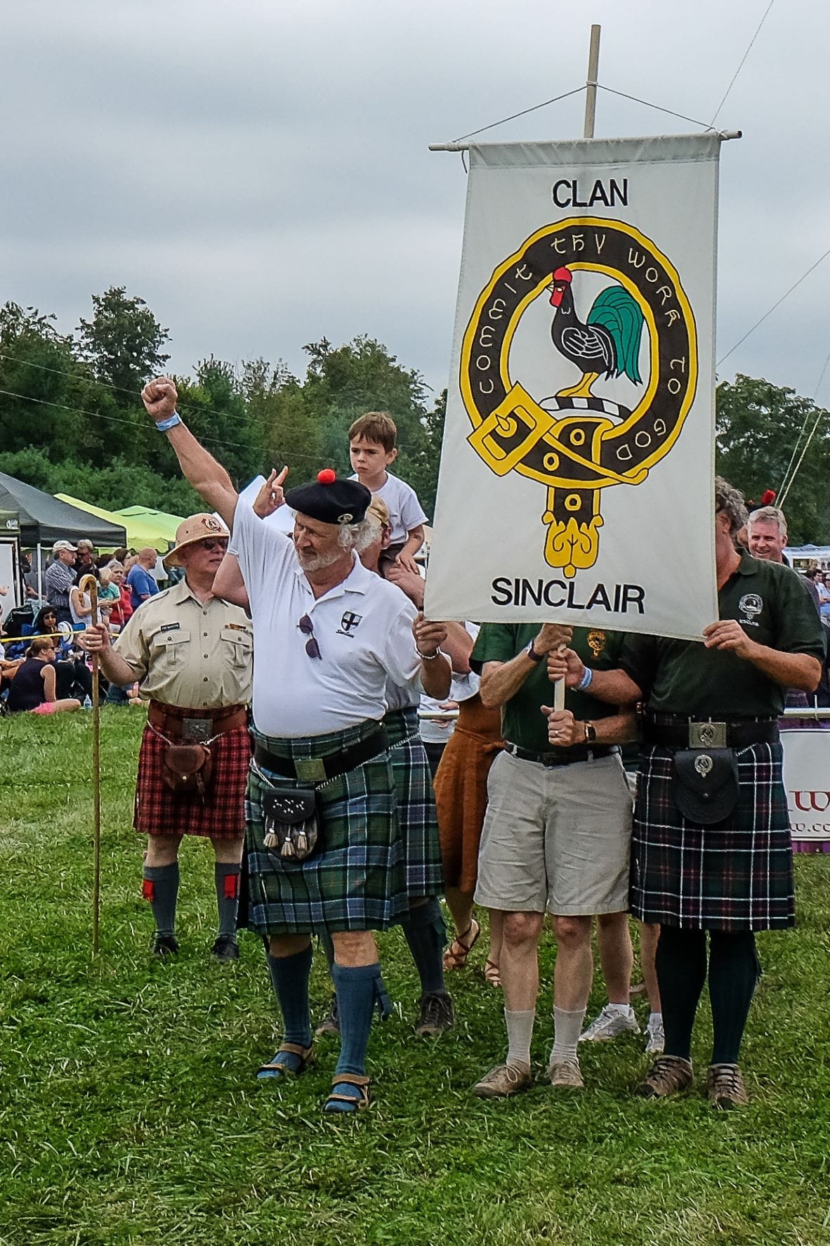 Clan Sinclair in the parade