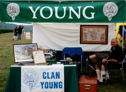 Clan Young tent