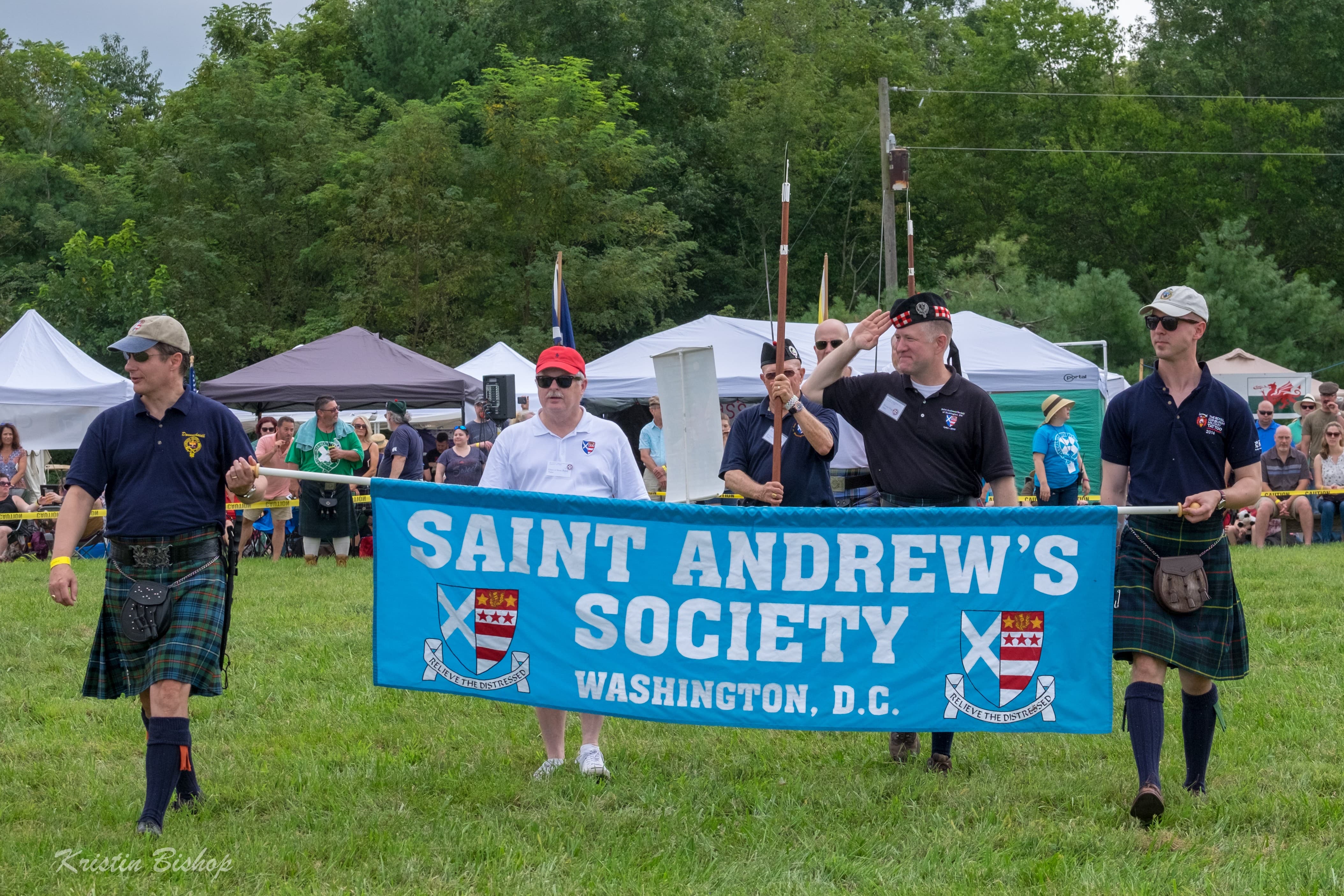St. Andrew's Society of Washington DC in the 2023 parade