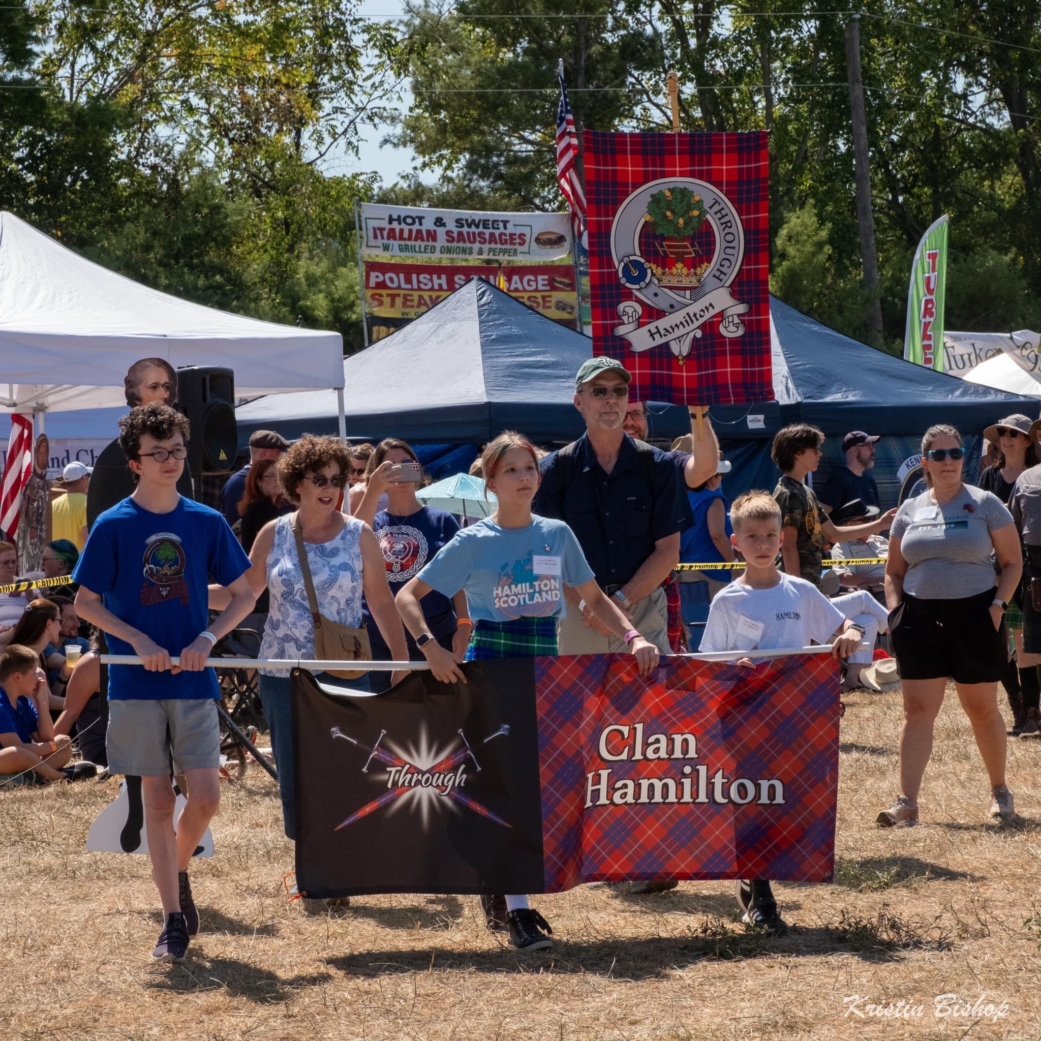 Clan Hamilton in the 2023 parade