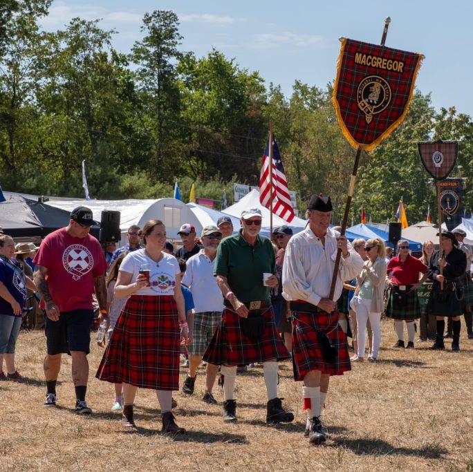 Clan MacGregor in the 2023 parade
