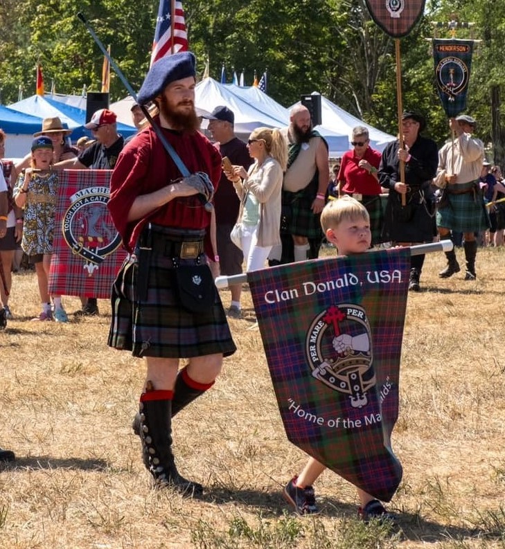 Clan Donald in the 2023 parade