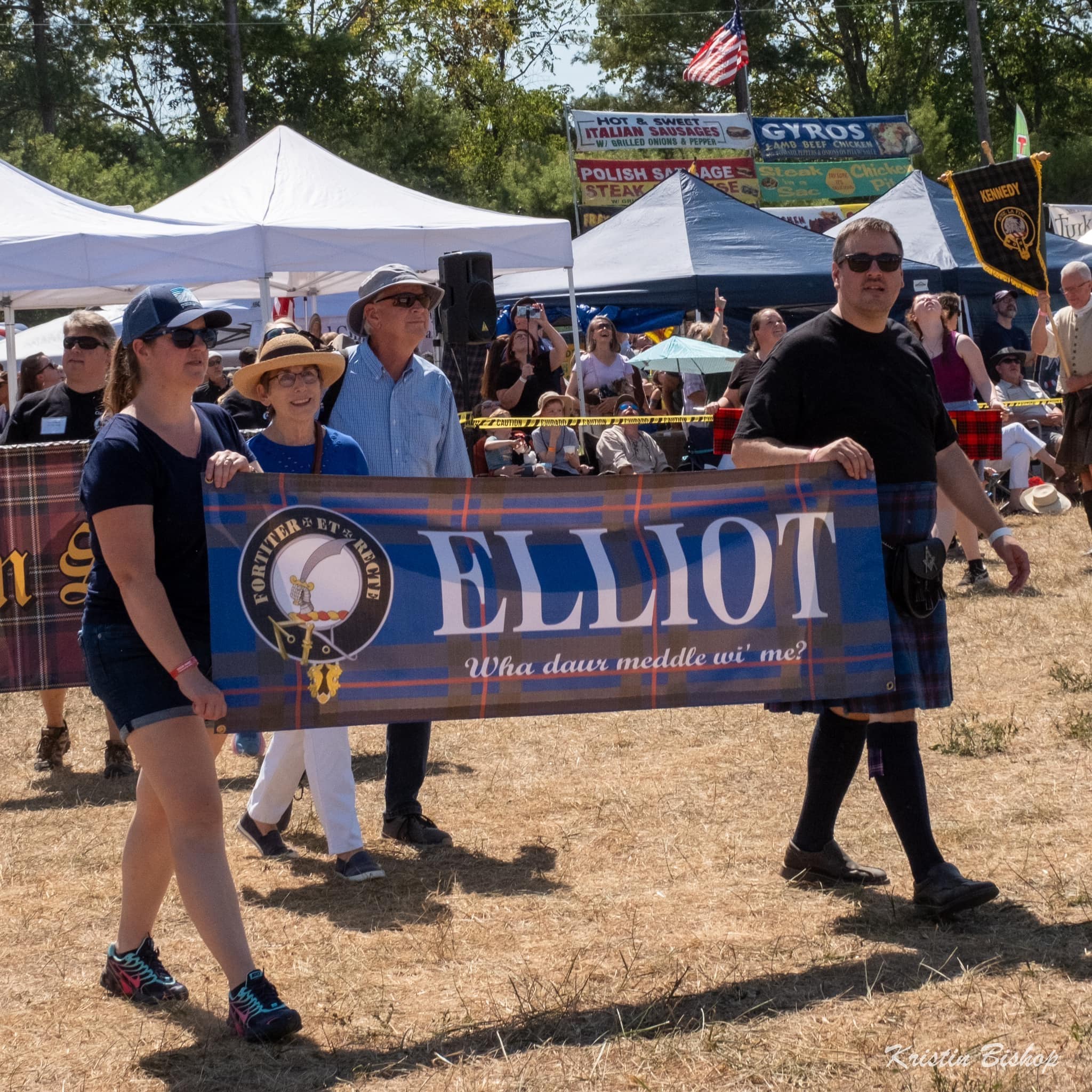 Clan Elliot in the 2023 parade