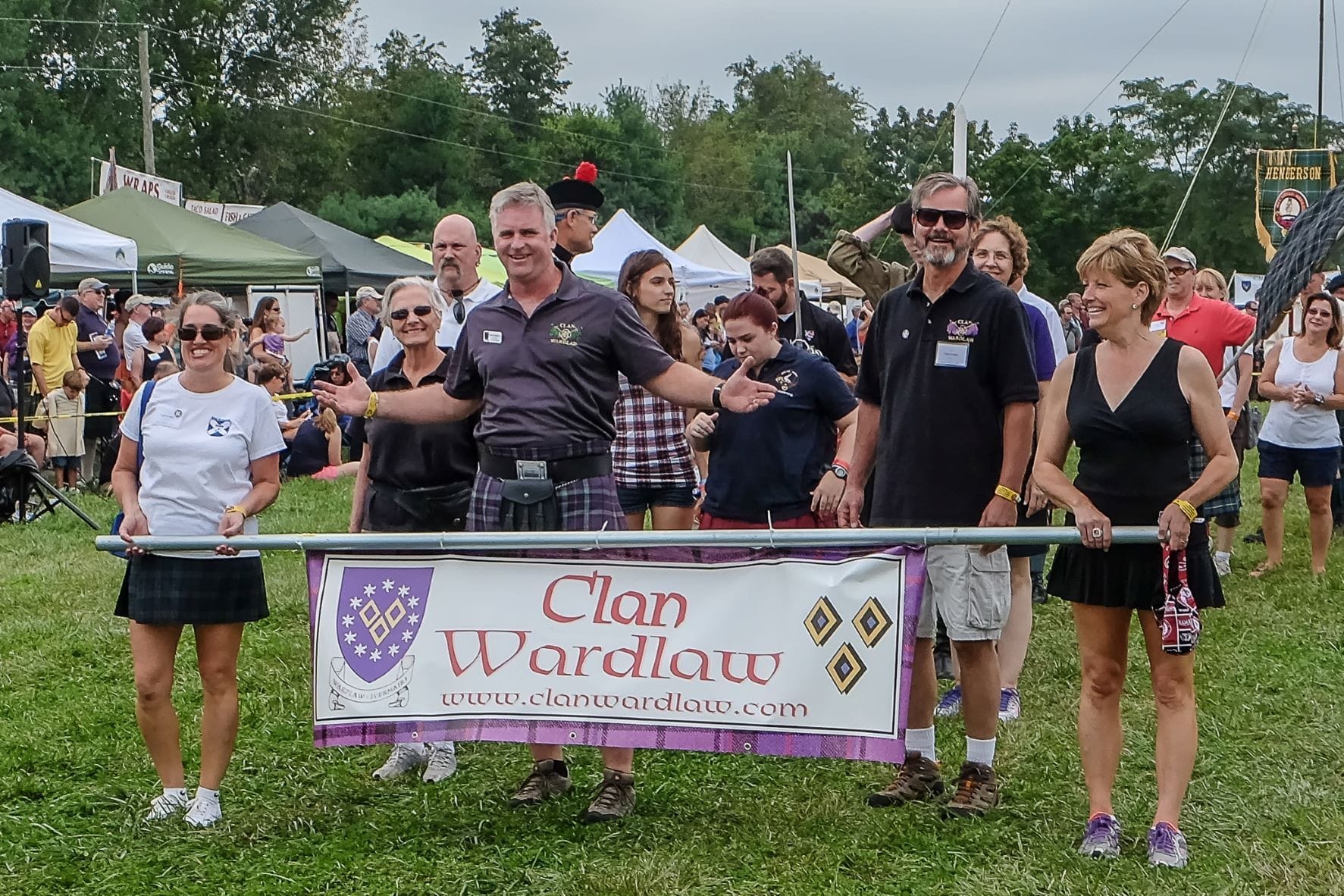 Clan Wardlaw in the 2021 parade