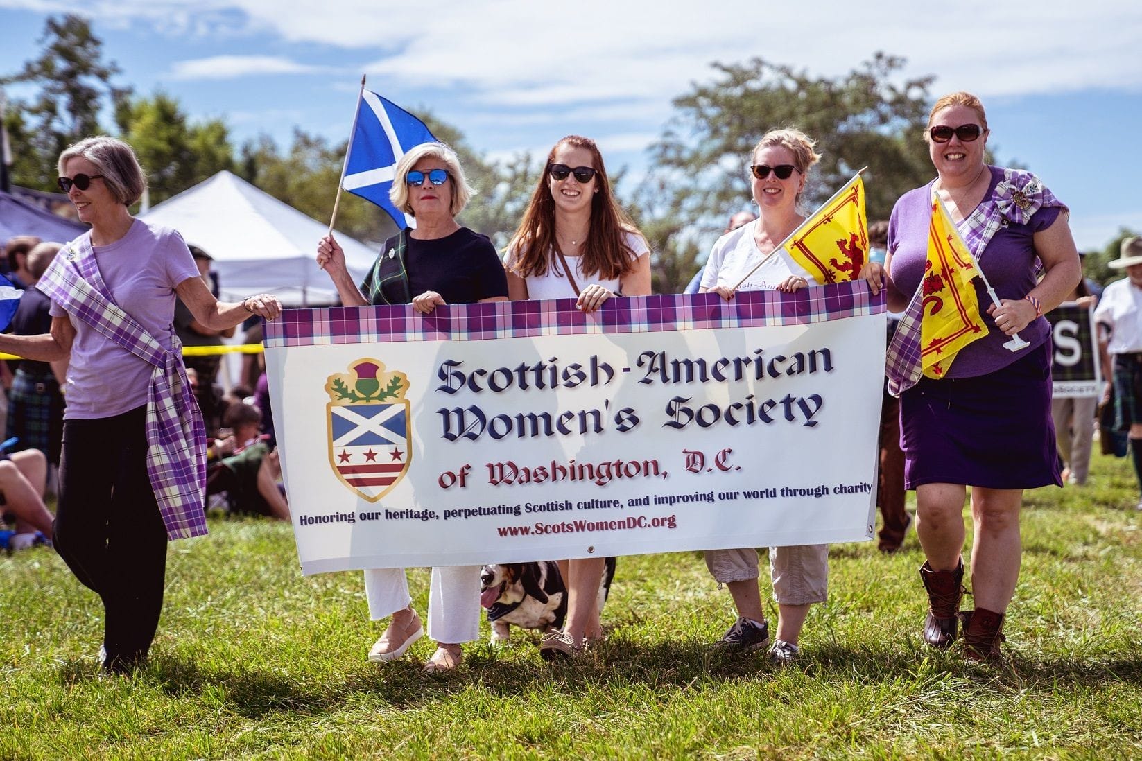 Scottish American Women's Society (SAWS) in the 2023 parade